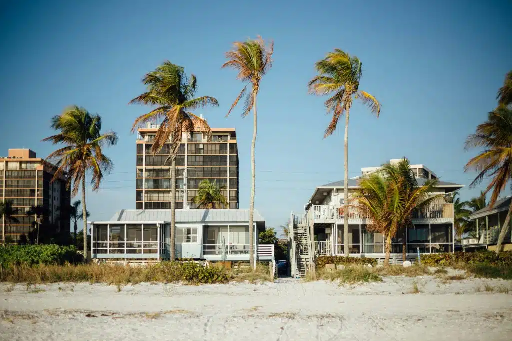 A vacation property by the beach