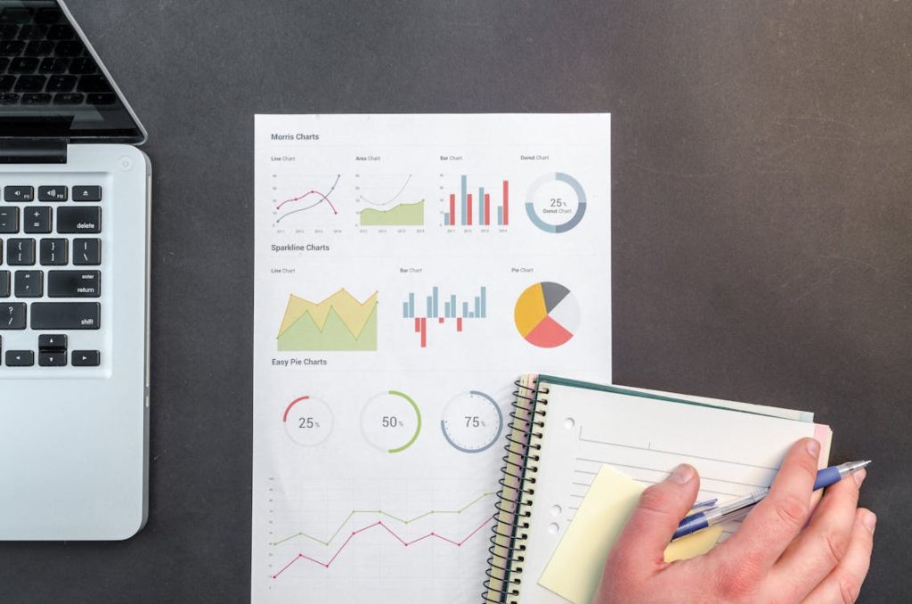 A paper with printed data analytics for business life cycle