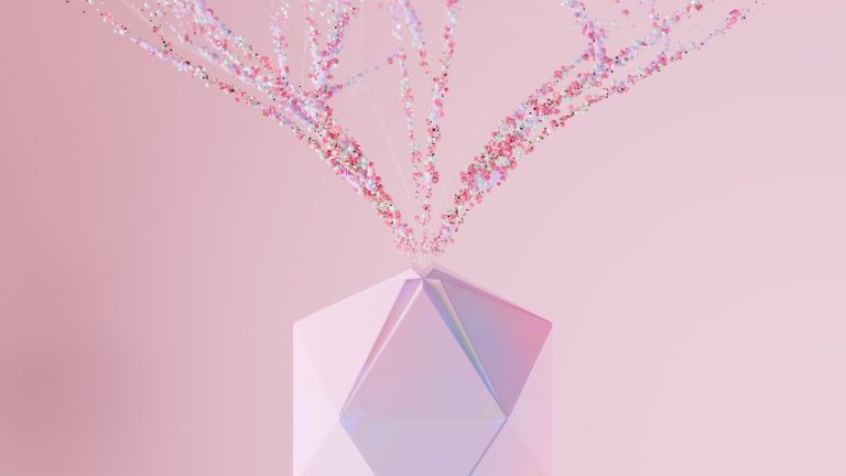 Twistedpoly’s illustration of artificial intelligence (AI) as part of the Visualising AI project launched by Google DeepMind.
