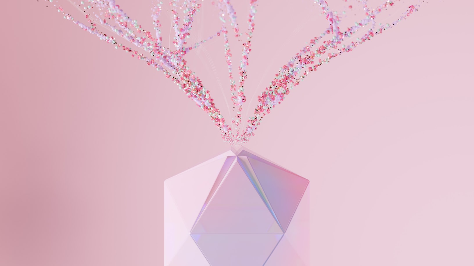 Twistedpoly’s illustration of artificial intelligence (AI) as part of the Visualising AI project launched by Google DeepMind.