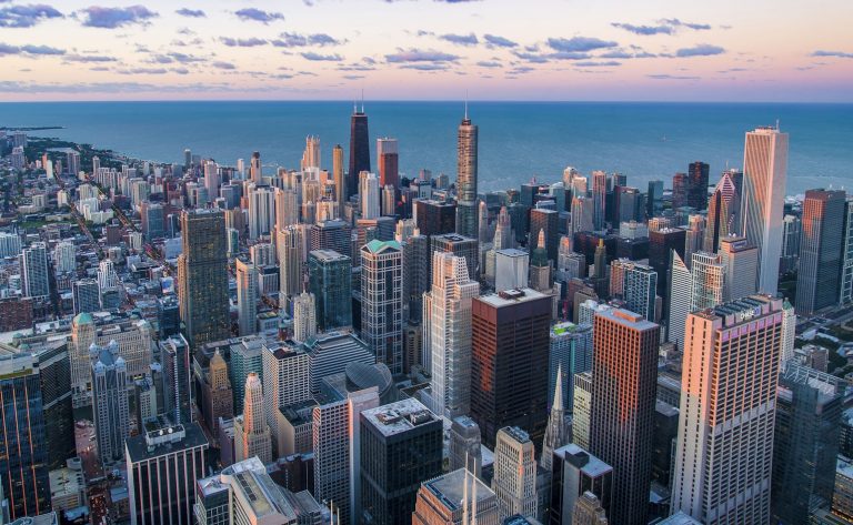 Tall buildings for types of business entities