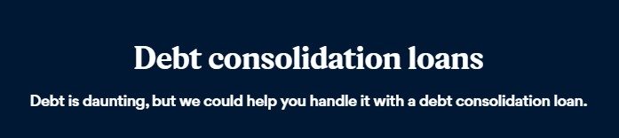 Screenshot of Best Egg loan website page for debt consolidation