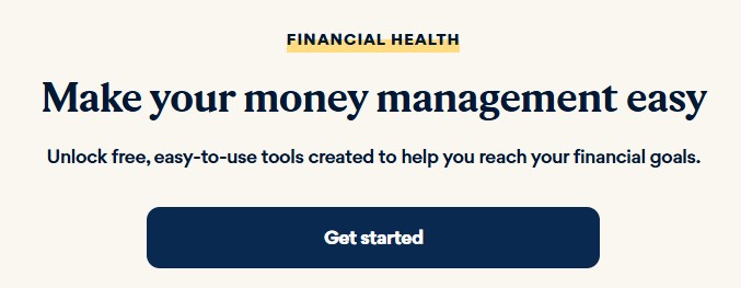 Screenshot of BE website page for money mangement
