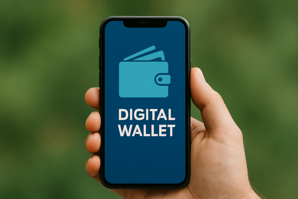 Digital wallet on smartphone