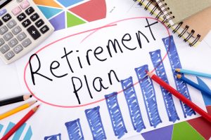 Retirement plan with QLAC concept illustration