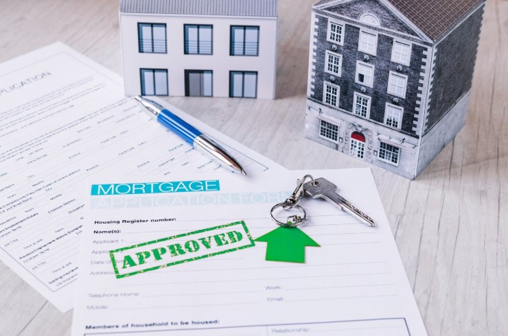 Top view of an approved piggyback loan