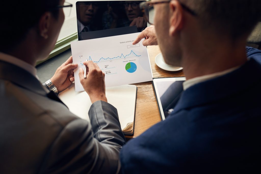 Analyzing business chart about solvency