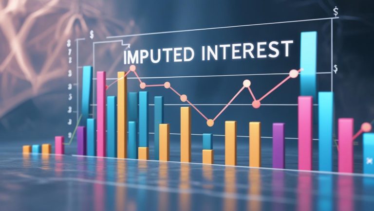 Imputed interest concept illustration