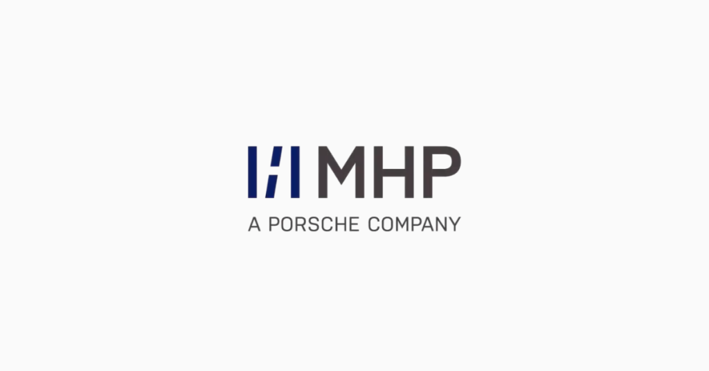MHP logo for Porsche news