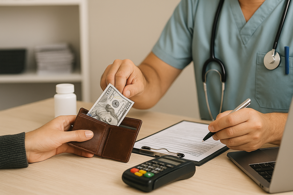 Paying for out-of-pocket maximum