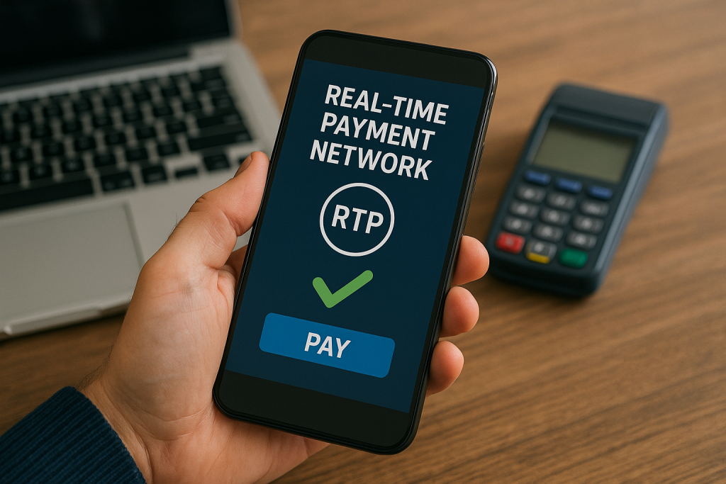 Person using a real-time payment network