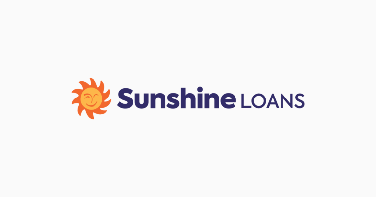 Sunshine Loans logo on a white background