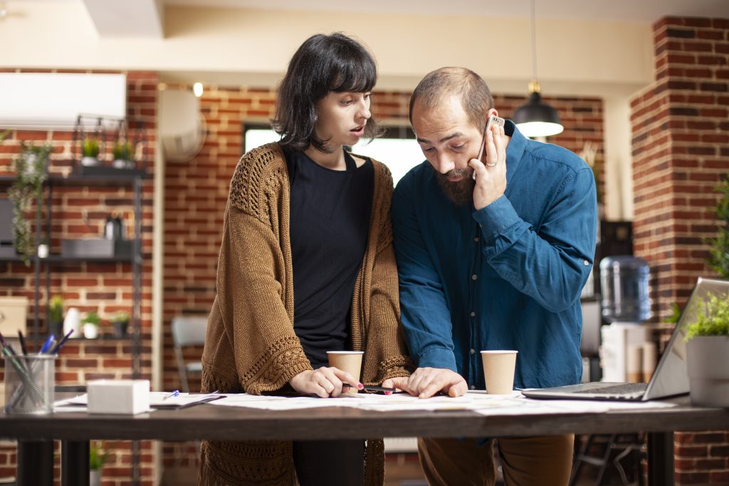 Couple discussing getting a credit shelter trust