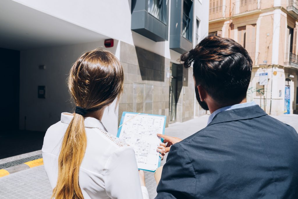 Assessors visiting a property
