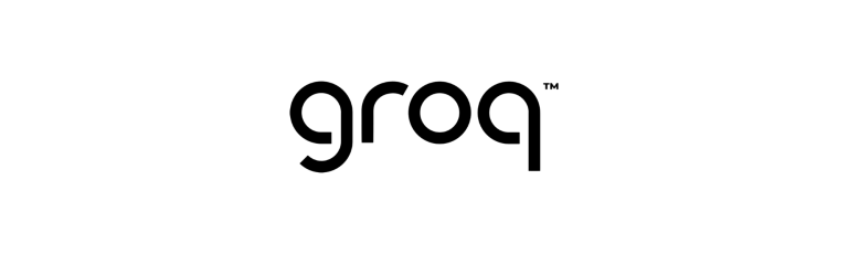 Groq logo on a plain white background