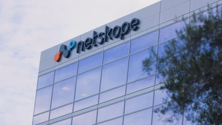 Medium close up of Netskope office building