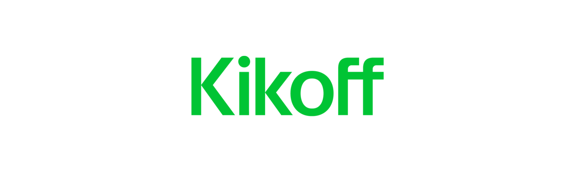 Kikoff logo on a plain white background