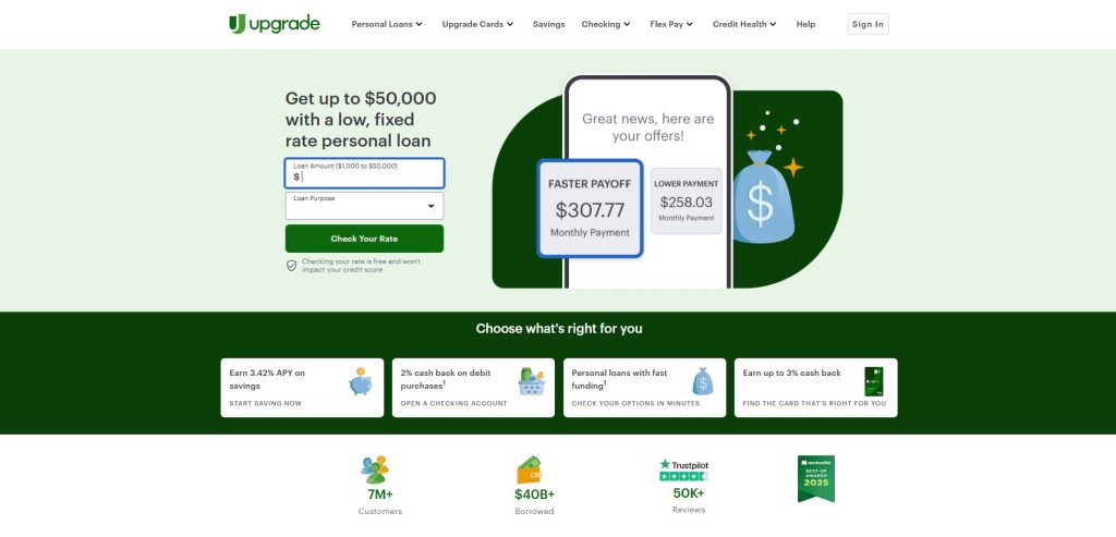 Upgrade website homepage