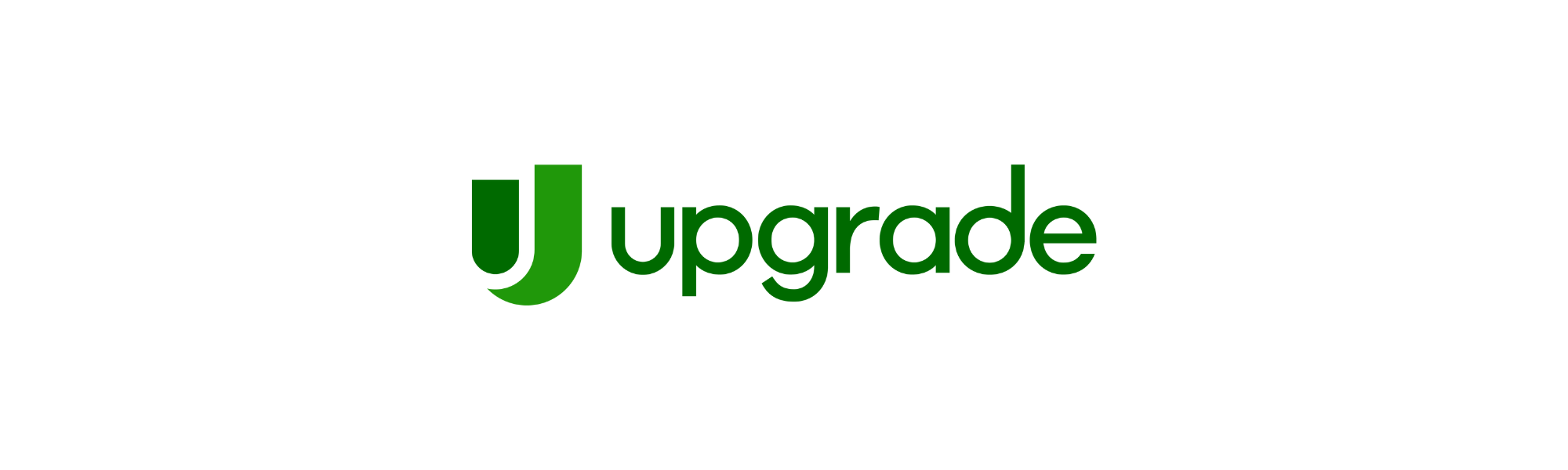 Upgrade logo on a plain white background