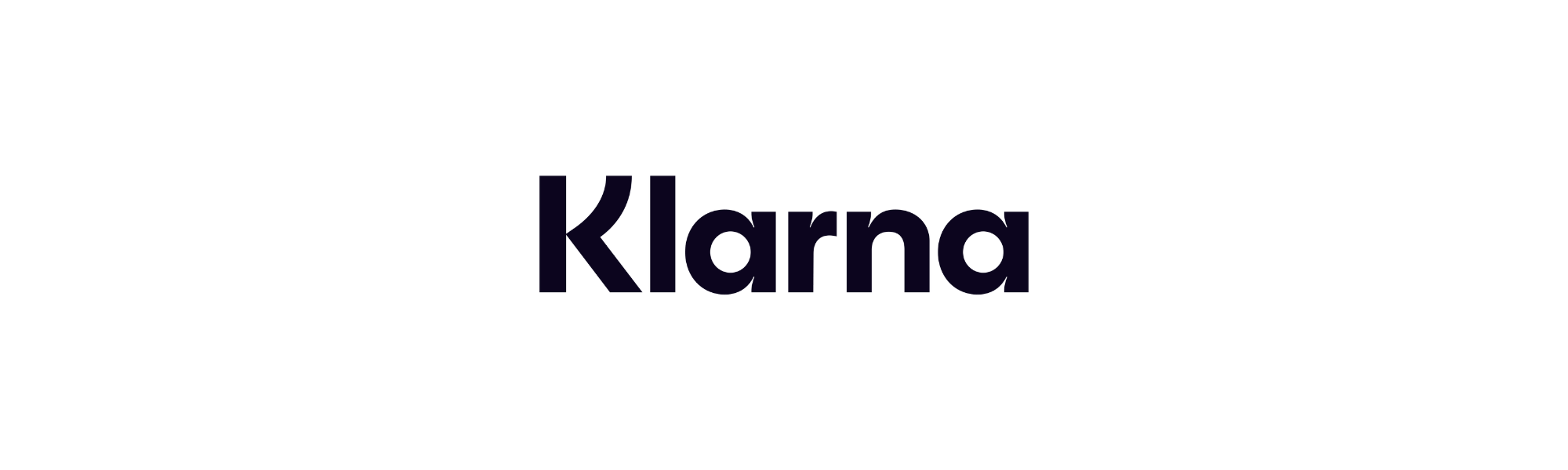 Klarna logo on a plain white background