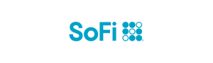 SoFi logo in a plain white background