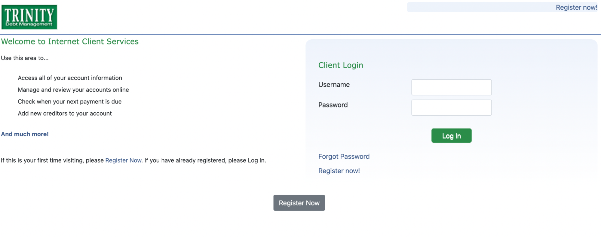 trinity-debt-management-client-portal